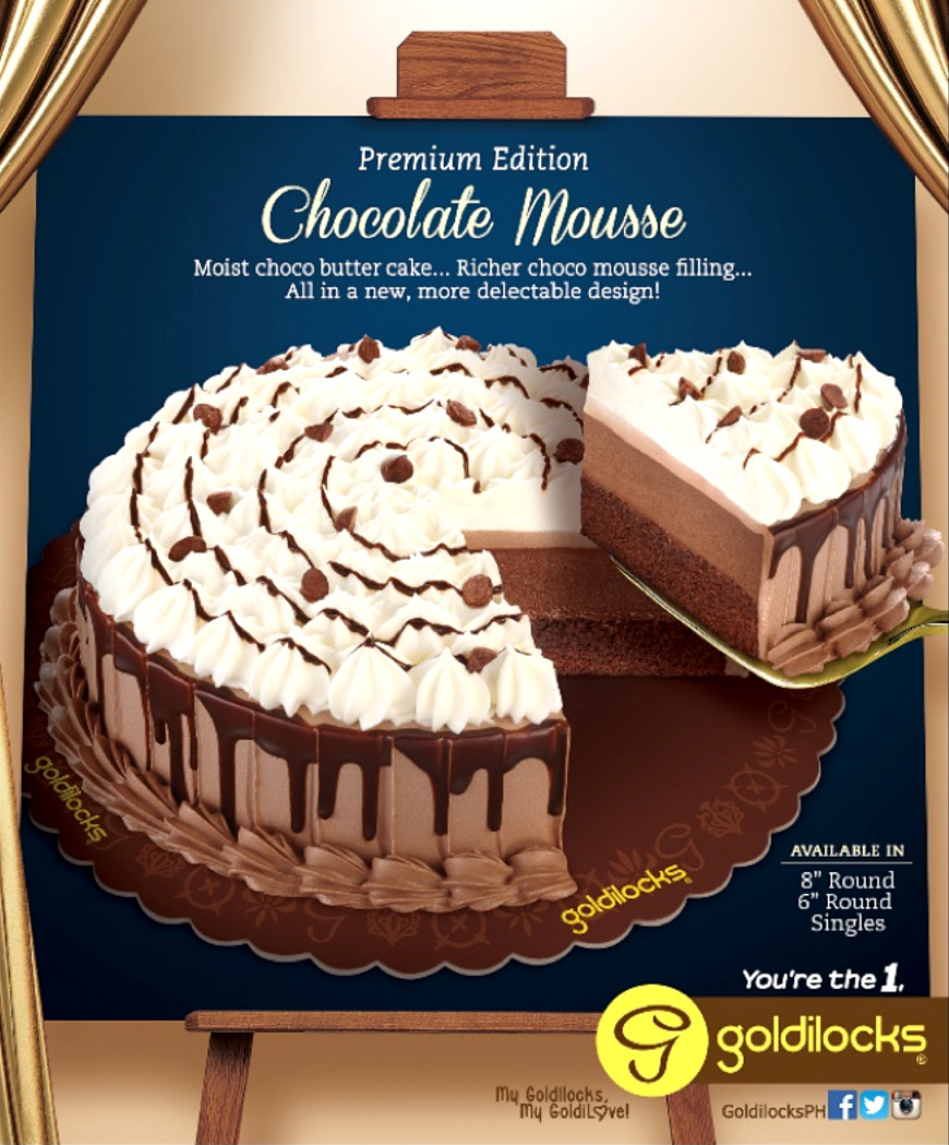 Goldilocks Premium Edition Chocolate Mousse Cake a Delicious Stroke of Genius