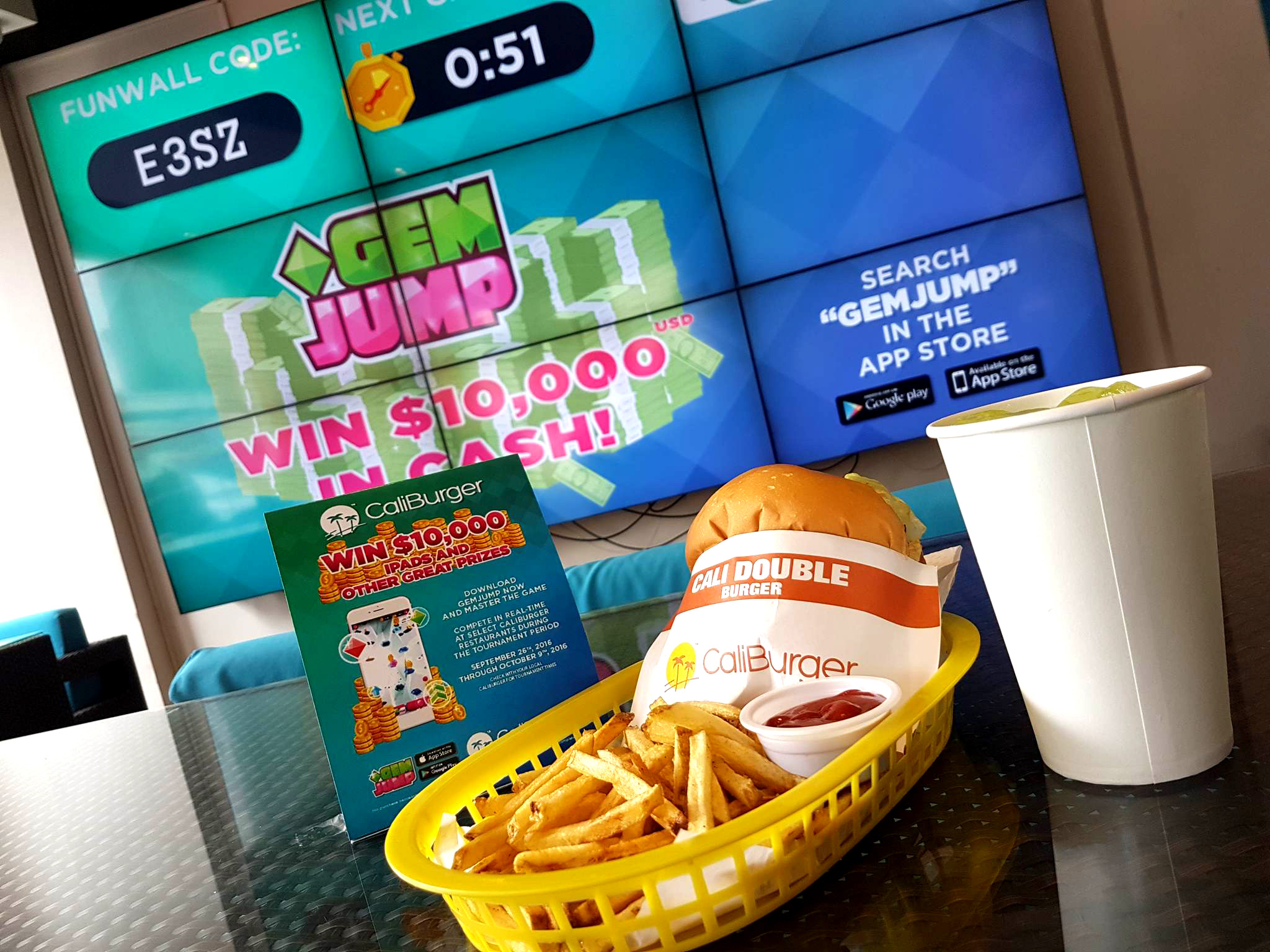 Funwall: Try CaliBurgers Innovative Interactive Video Wall