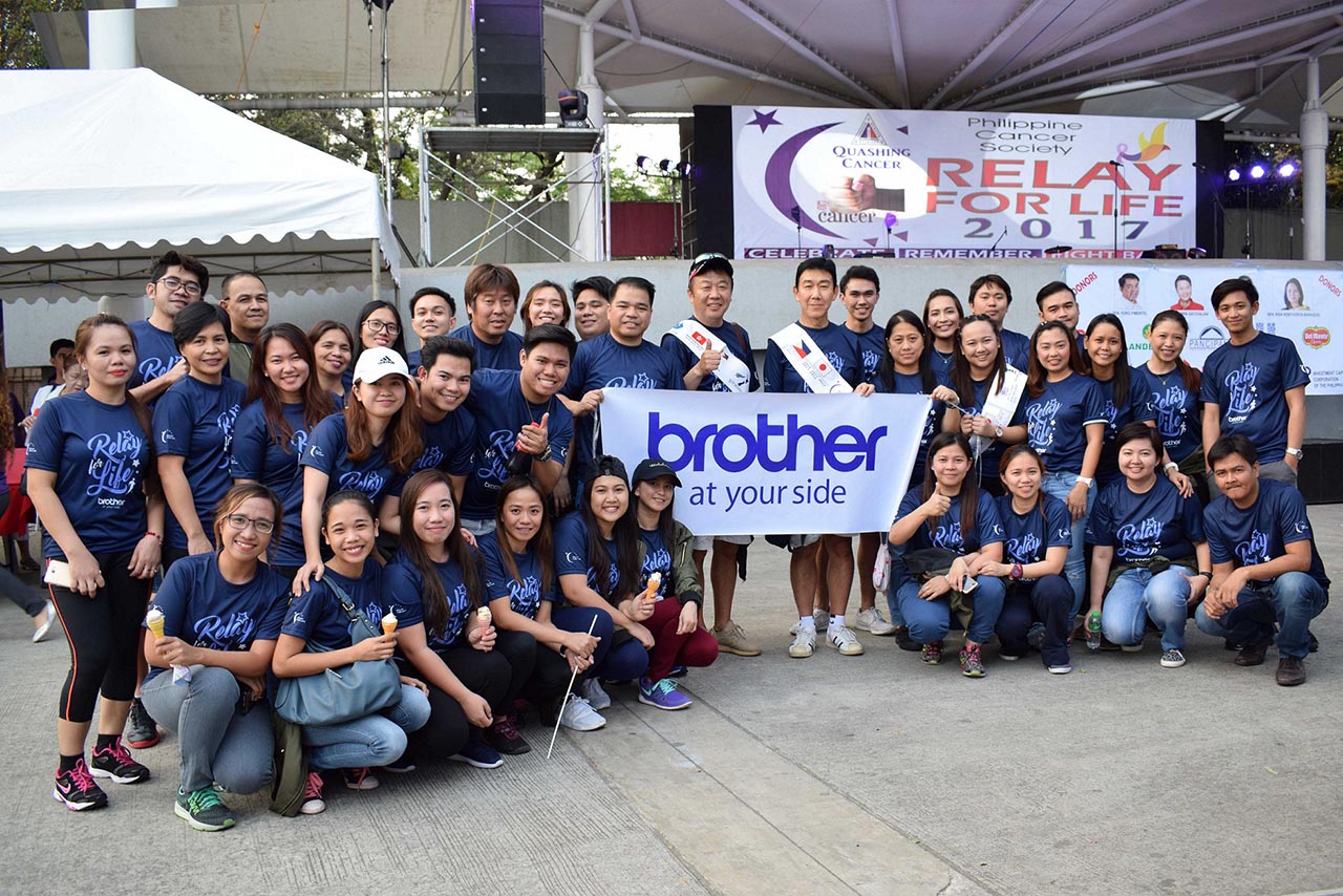 Brother PH employees back on oval track for 2017 Relay for Life cancer awareness vigil