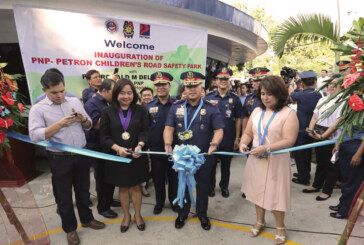 Petron together with the PNP launches Open Road Safety Parks for Kids in Camp Crame