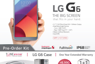 Pre-order an LG G6 to get exclusive freebies and one-year extended warranty