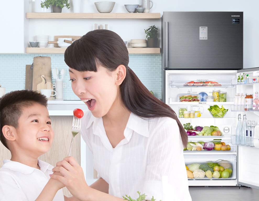 Samsung Twin Cooling Refrigerator the perfect kitchen solution to eating fresh and healthy food