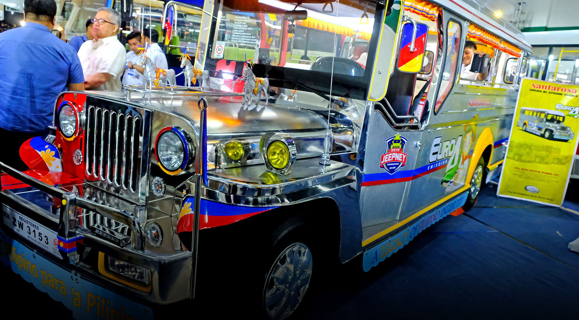 Sta. Rosa Motor Works, Inc. unveiled Prototype PUV’s including the iconic jeepney with Euro4 Emission