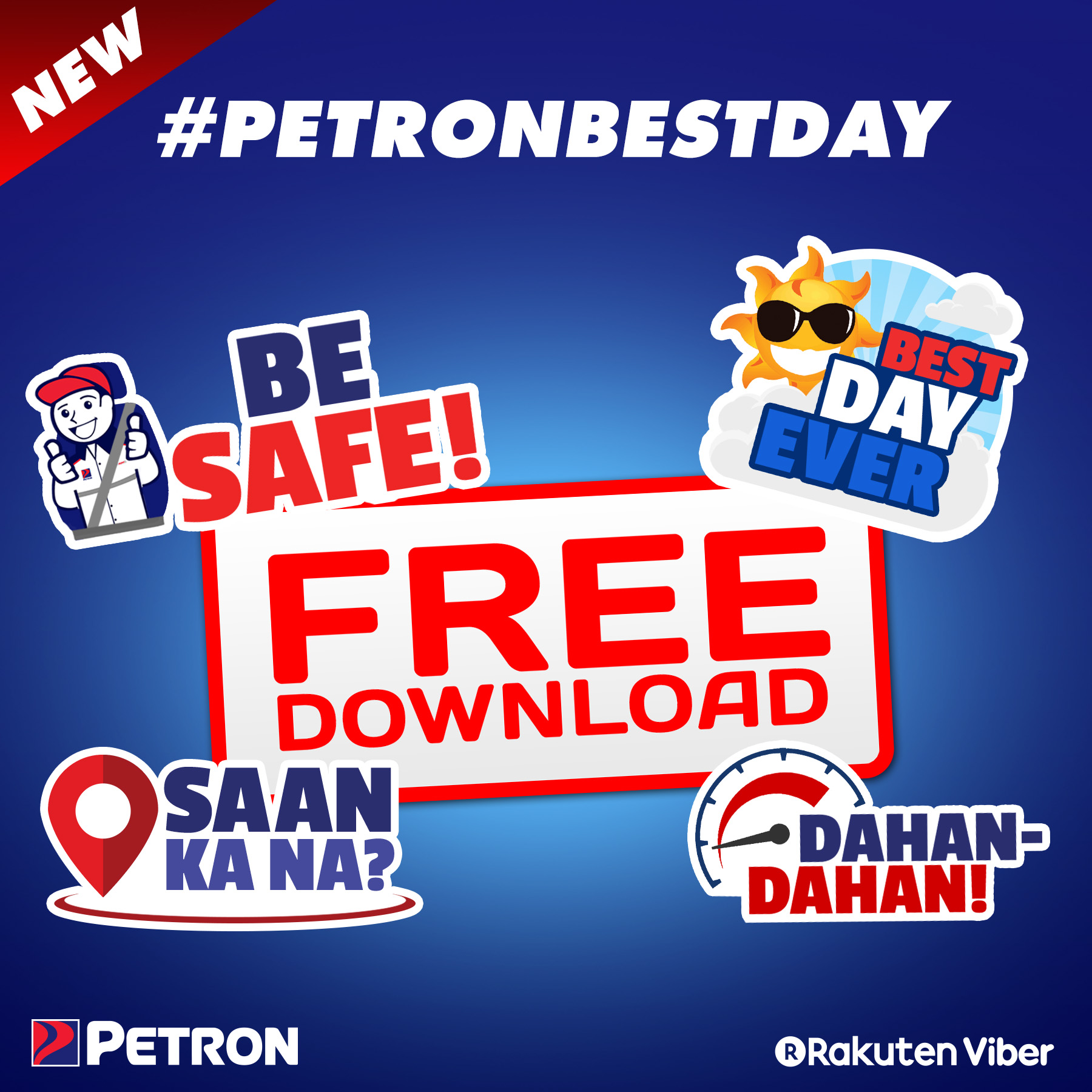 Download your Petron Viber New Best Day Stickers