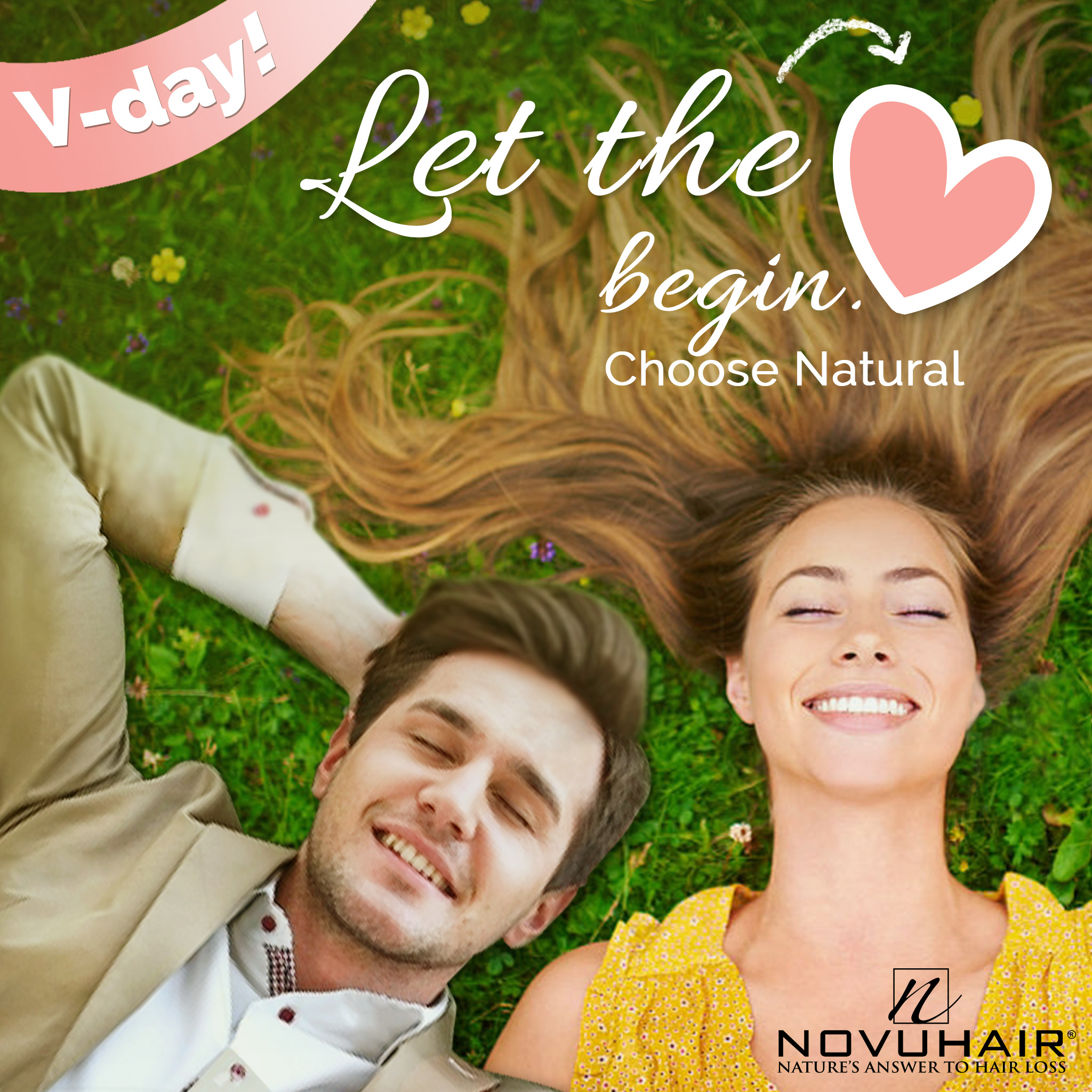 Novuhair gives a natural love this V-Day