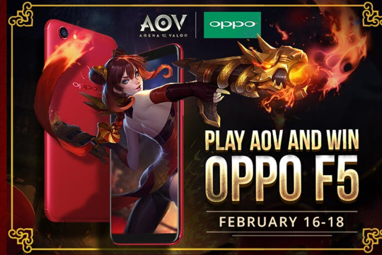 Play Arena of Valor and win an OPPO F5