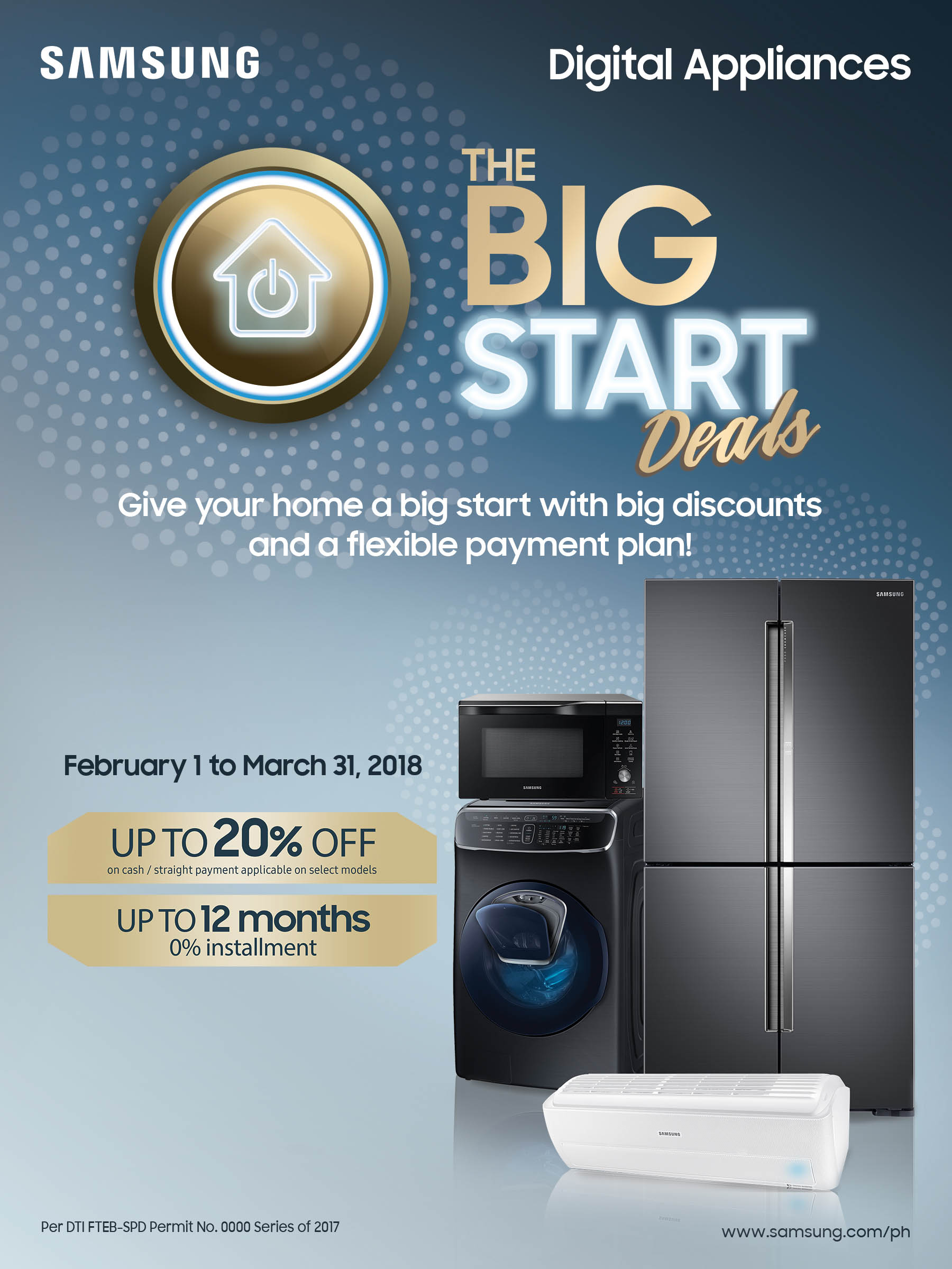 Great deals on premium Samsung Digital Appliances until March 31