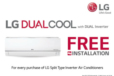 Beat the summer heat with LG’s FREE installation promo