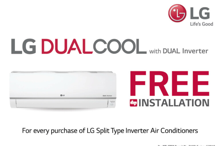 Beat the summer heat with LG’s FREE installation promo
