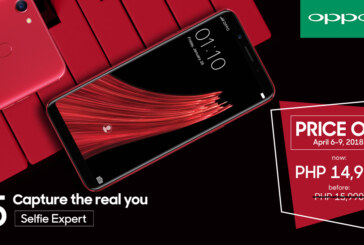 Get the OPPO F5 with Php 1,000 off in a limited-time offer