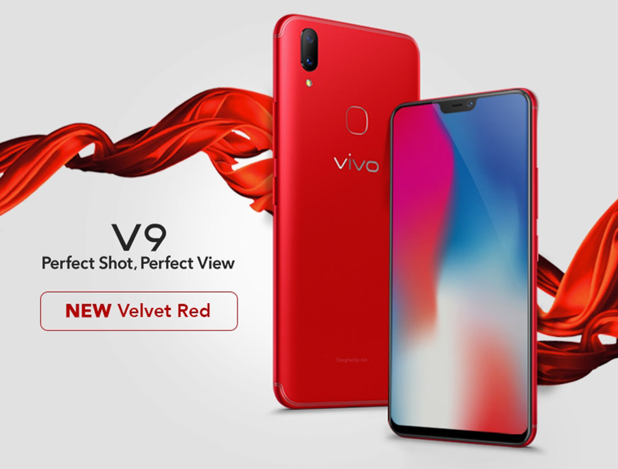 Vivo V9 in Velvet Red now available!