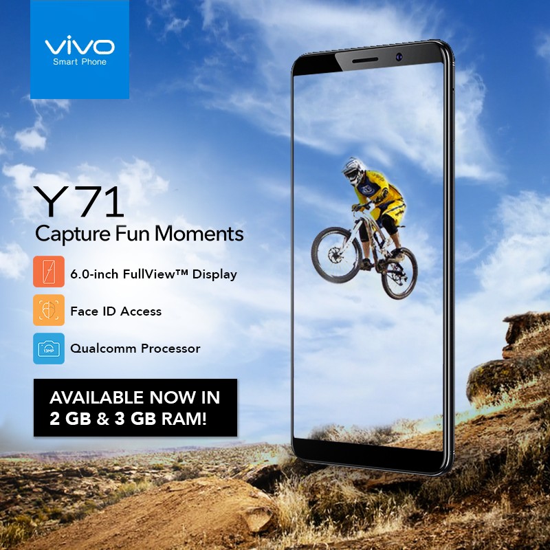 Capture fun moments with Vivo Y71