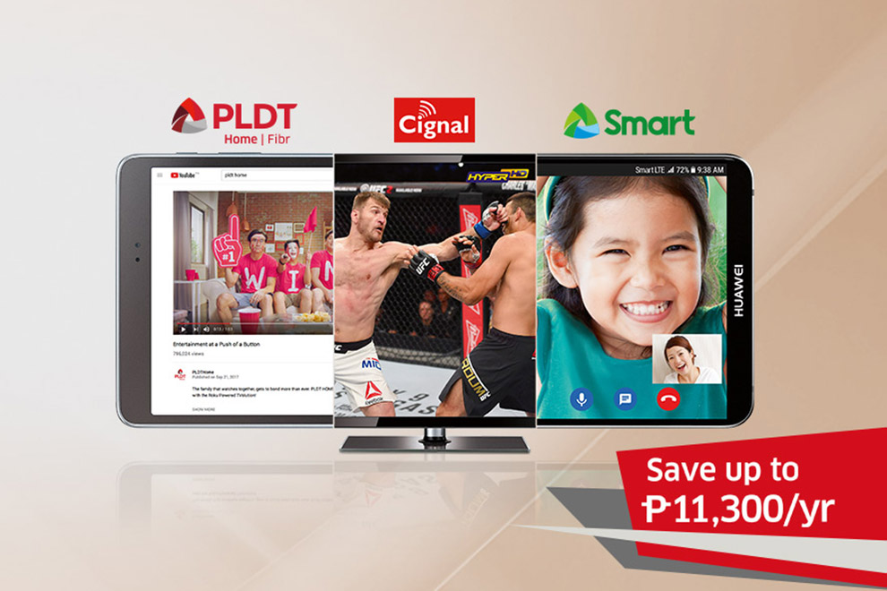 PLDT’s Best Buy Bundle brings you premium internet, mobile, and pay TV services your family needs at home
