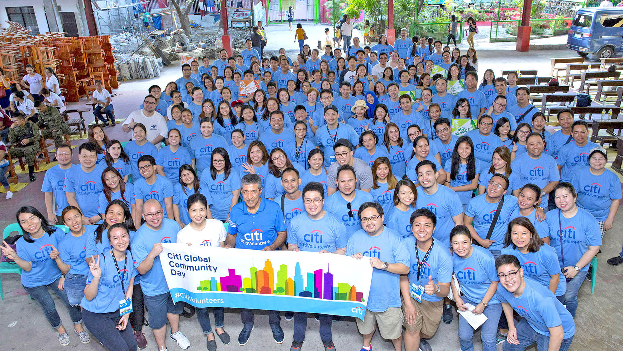 Thousands of Citi volunteers celebrate Global Community Day in the Philippines