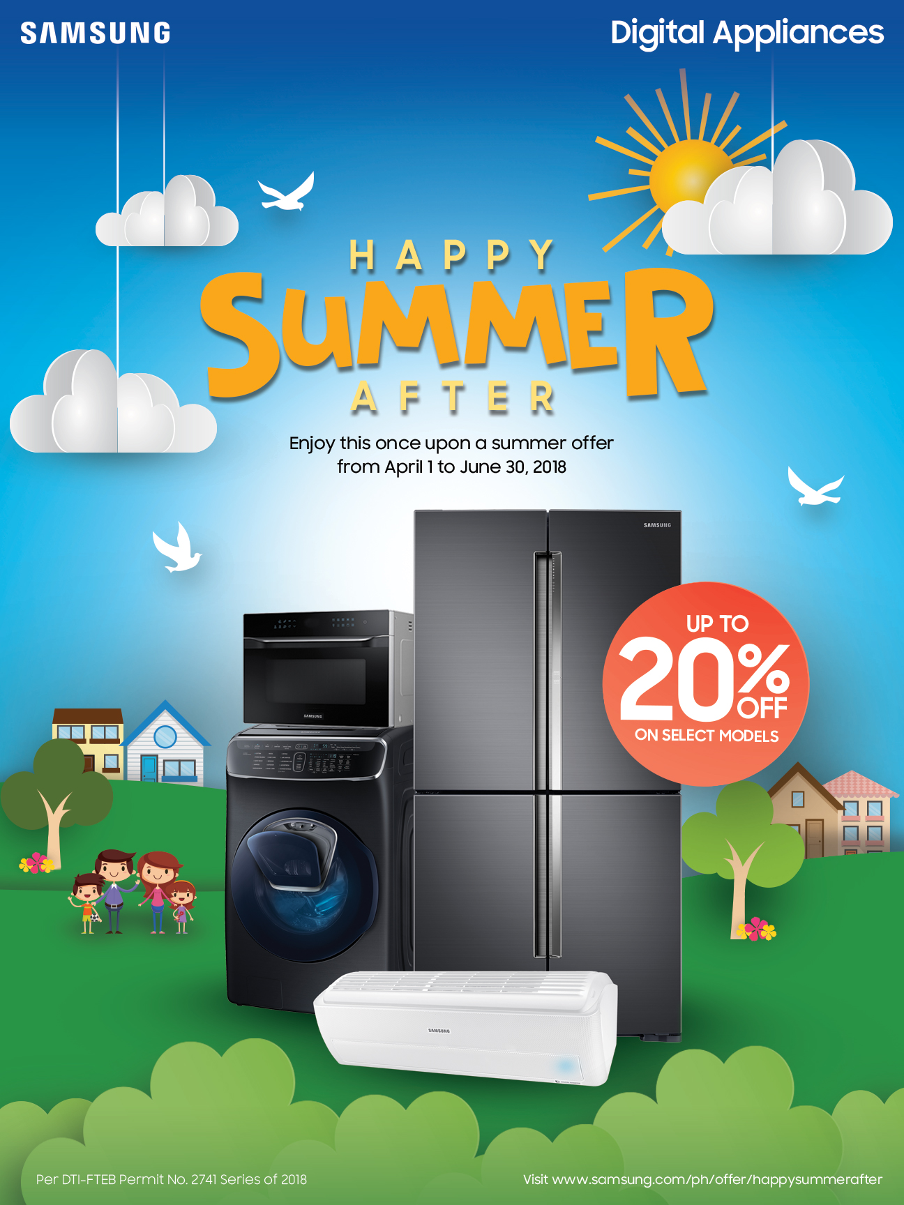SAMSUNG Digital Appliances’ Happy Summer After Deals available until June 30 only!