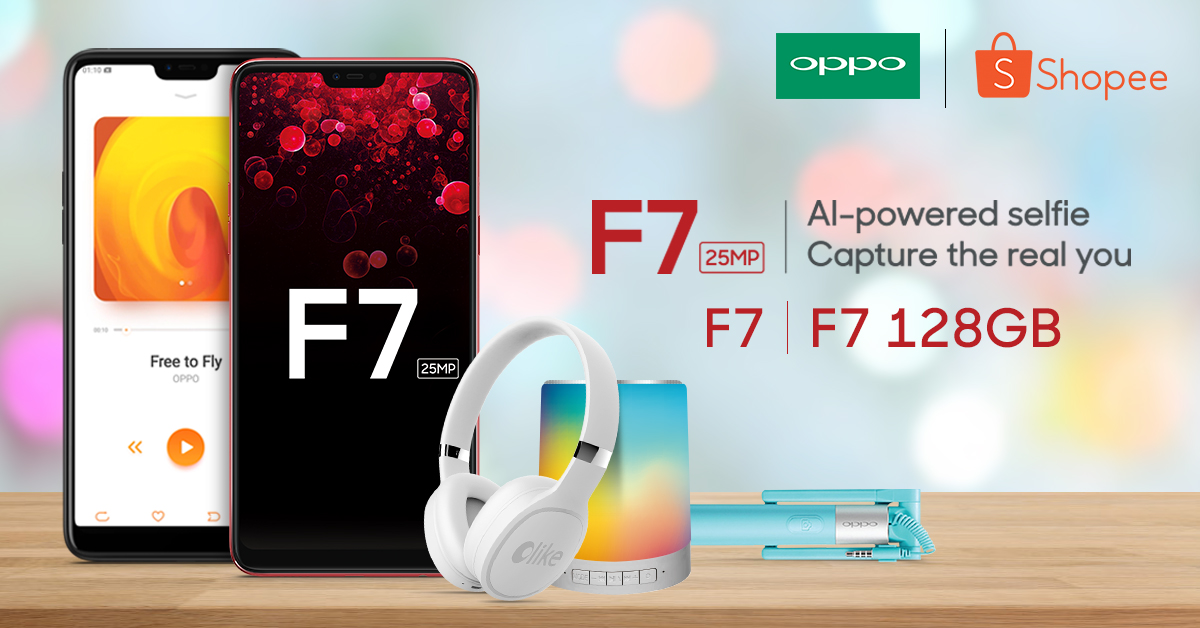 OPPO and Shopee gives value deals with exclusive F7 package