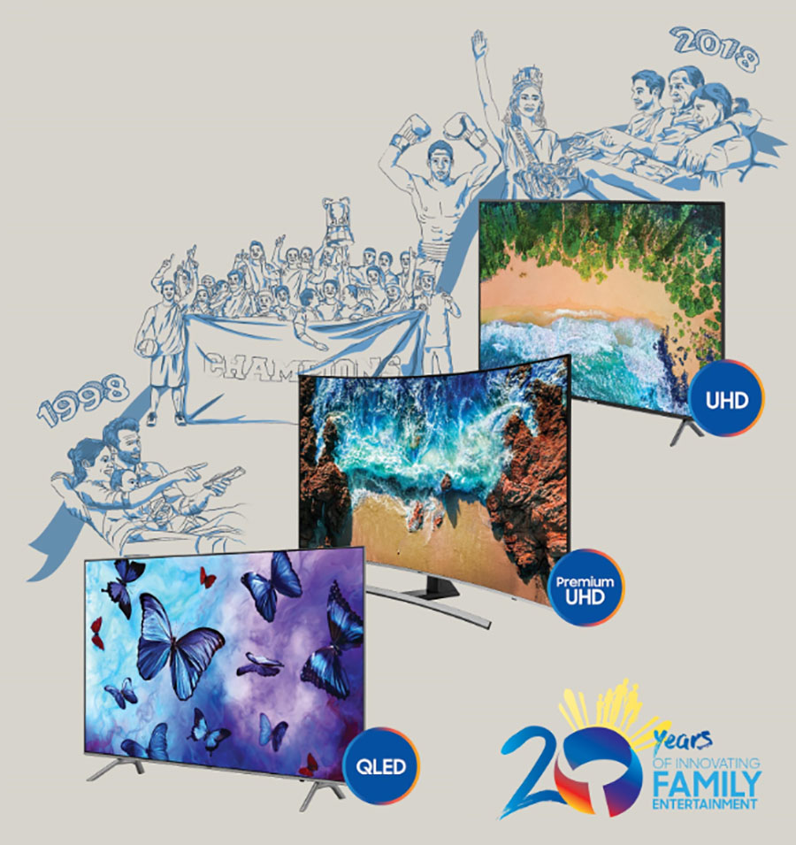 SAMSUNG PH celebrates its 20th year  with Filipino families through their anniversary lineup