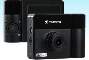 Transcend’s DrivePro 550 Dashcam features dual lens camera