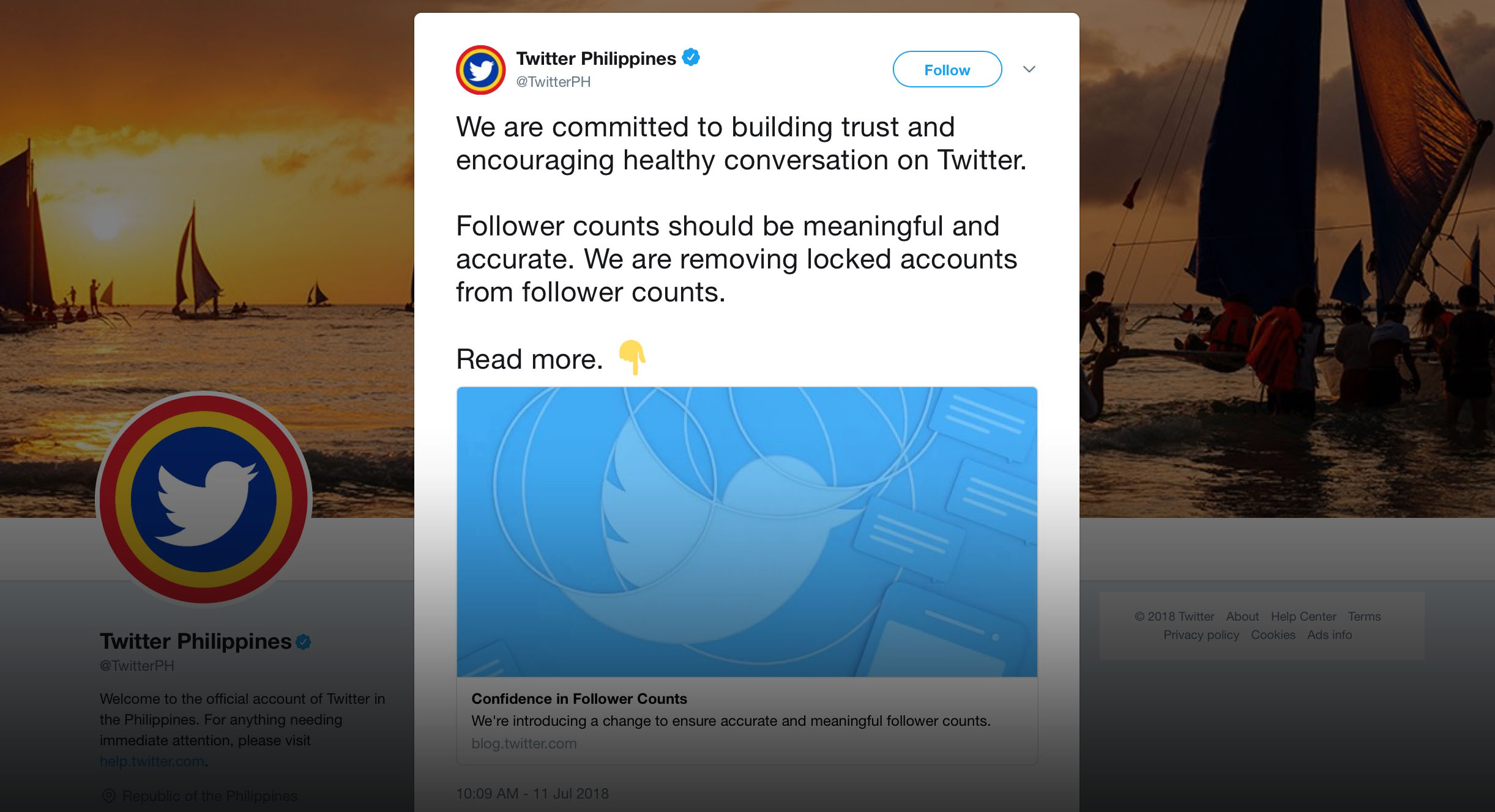 Twitter to Remove Non-Credible Follow Counts for Better User Experience