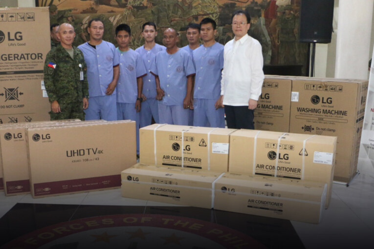 LG donates appliances to benefit injured Marawi soldiers at VLMC