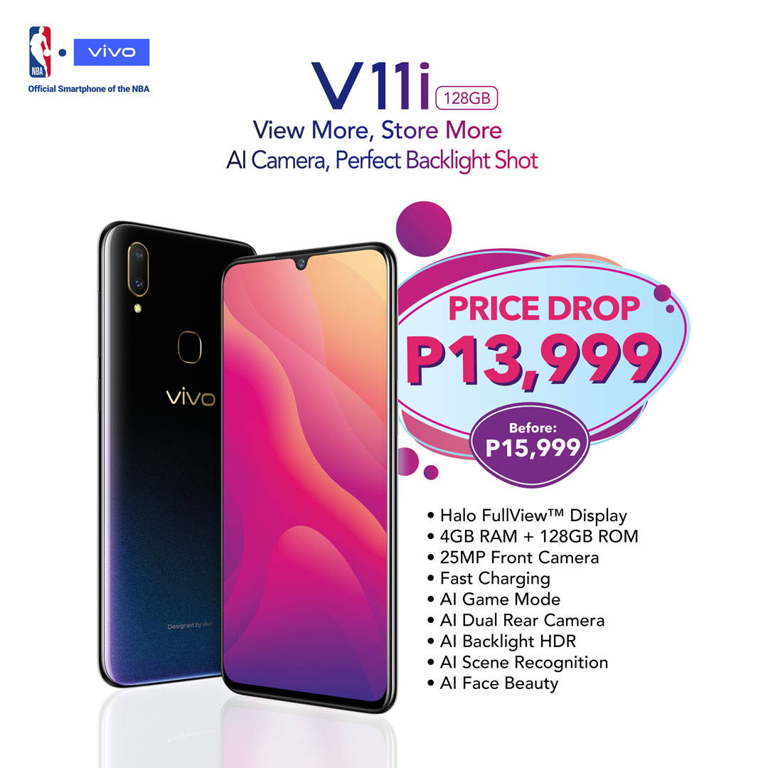 Vivo V11i gets a price drop now available for only P13,999