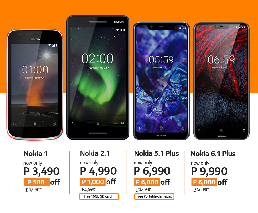 Reliable Nokia smartphones made more affordable this rainy season