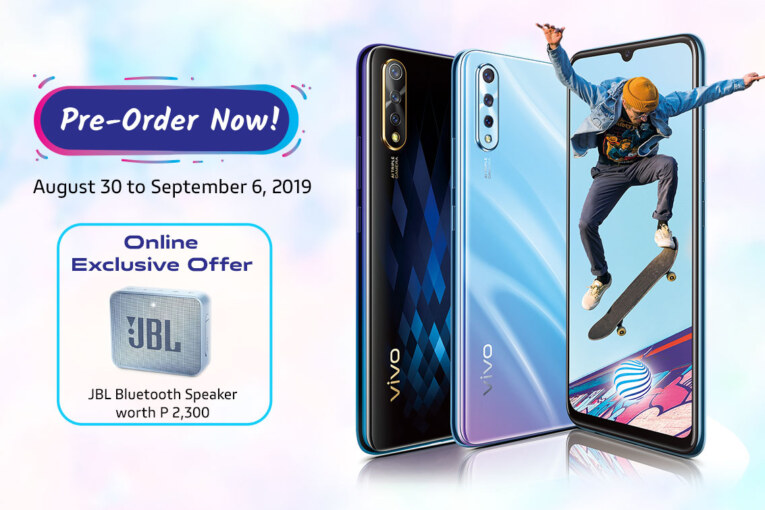Get a free JBL GO 2 compact speaker when you pre-order the Vivo S1