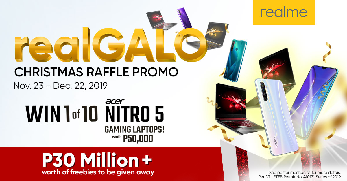 Realme Philippines officially launches Christmas #realGALO promos