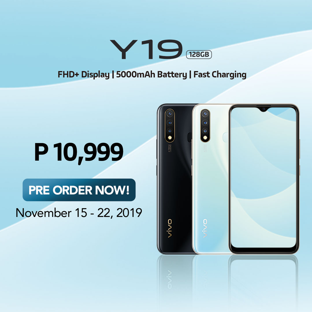 Vivo Y19 now available for pre-order at P10,999