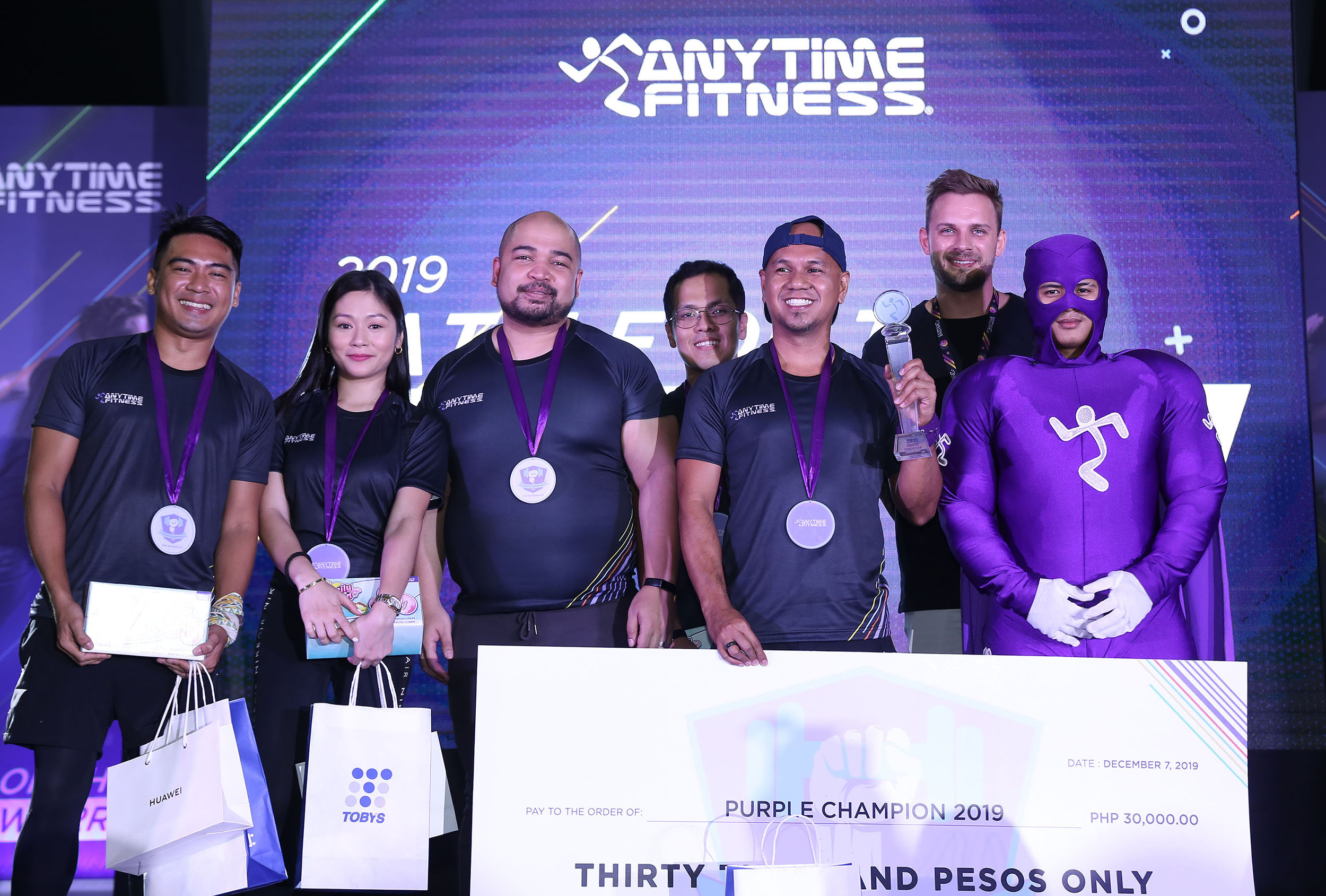 Anytime Fitness Annual Battle revealed its Ultimate Purple Champion