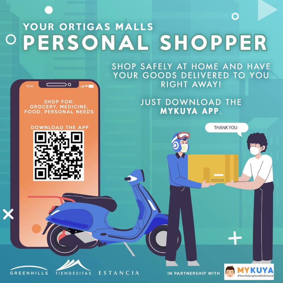 Ortigas Malls Makes Shopping Safer and More Convenient with MyKuya App partnership