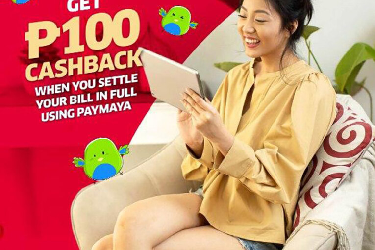 Earn cash rebate when you pay your PLDT Home bill via PayMaya until May 31