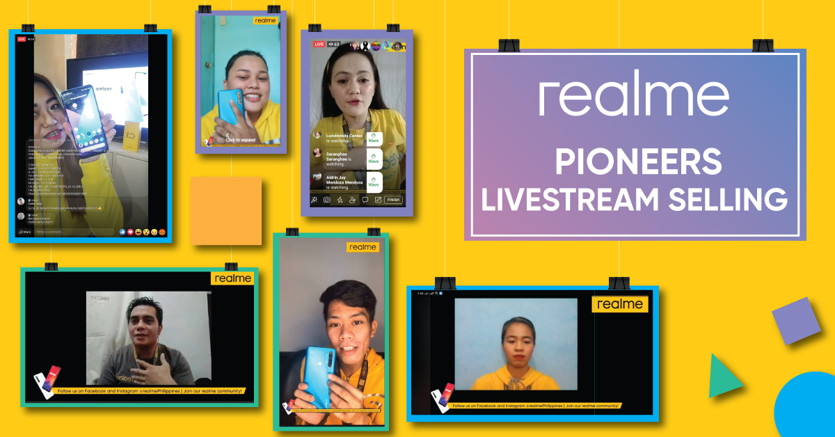 Realme Philippines initiates livestream selling for its employees and content series for fans