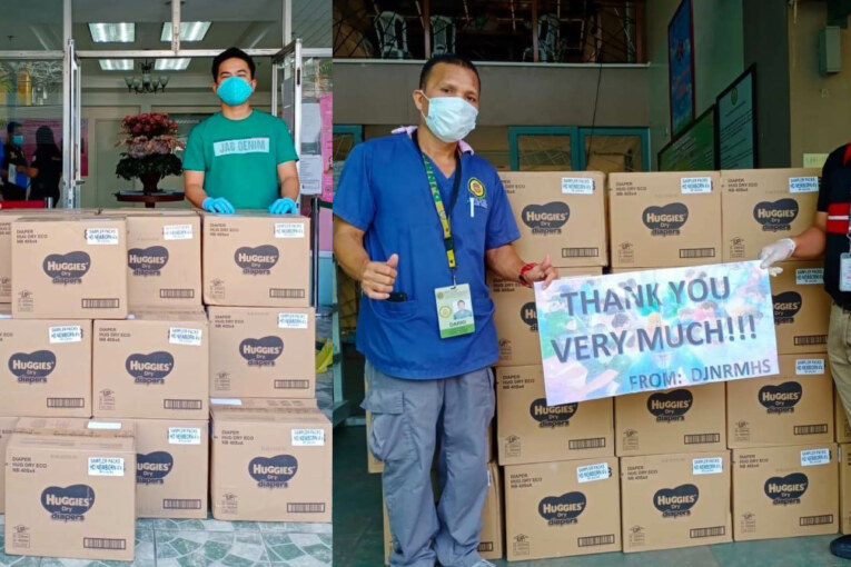Huggies donates 100,000 diapers for newborn babies around hospitals in Metro Manila