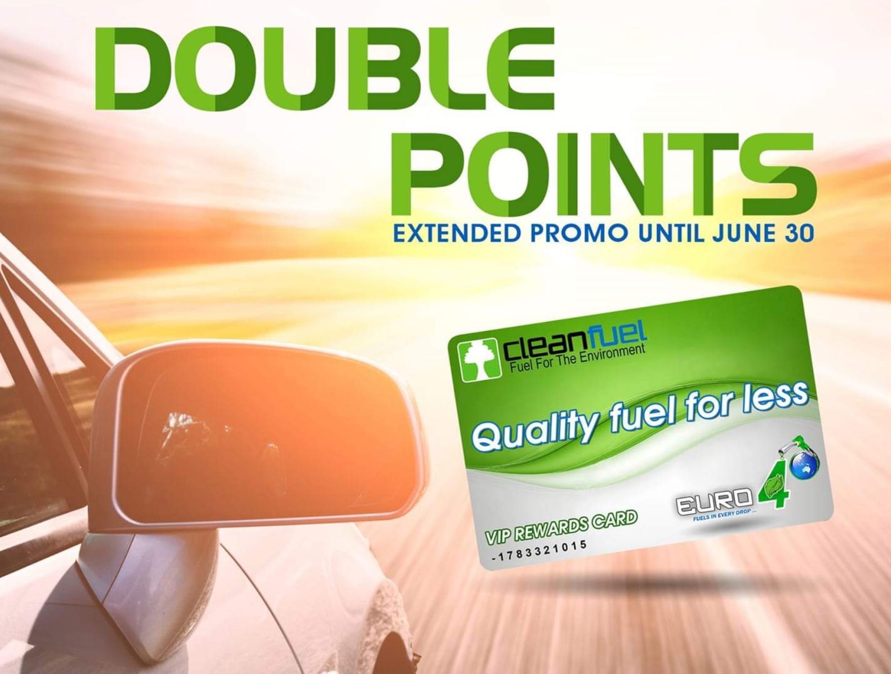 Cleanfuel extends Double Points promo until June 30