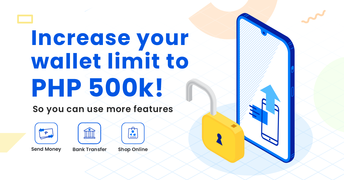 GCash increases 1-million users wallet limits up to P500K per month
