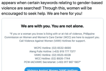 Twitter launches search-prompt notification for gender-based violence