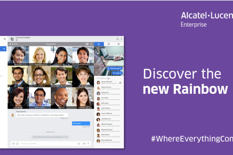 Alcatel-Lucent Enterprise video collaboration platform Rainbow gets new enhancements