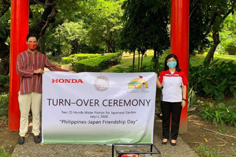 Honda Philippines Donates Water Pumps for Rizal Park