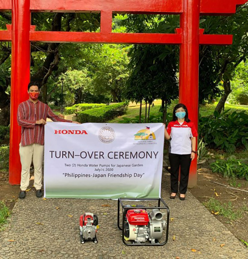 Honda Philippines Donates Water Pumps for Rizal Park