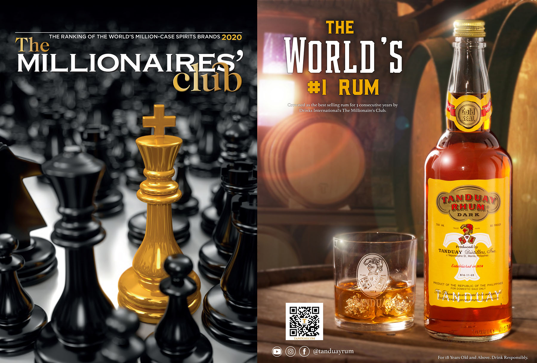 Tanduay Rhum gains Number 1 Spot attributes success to international partnerships and aggressive expansion