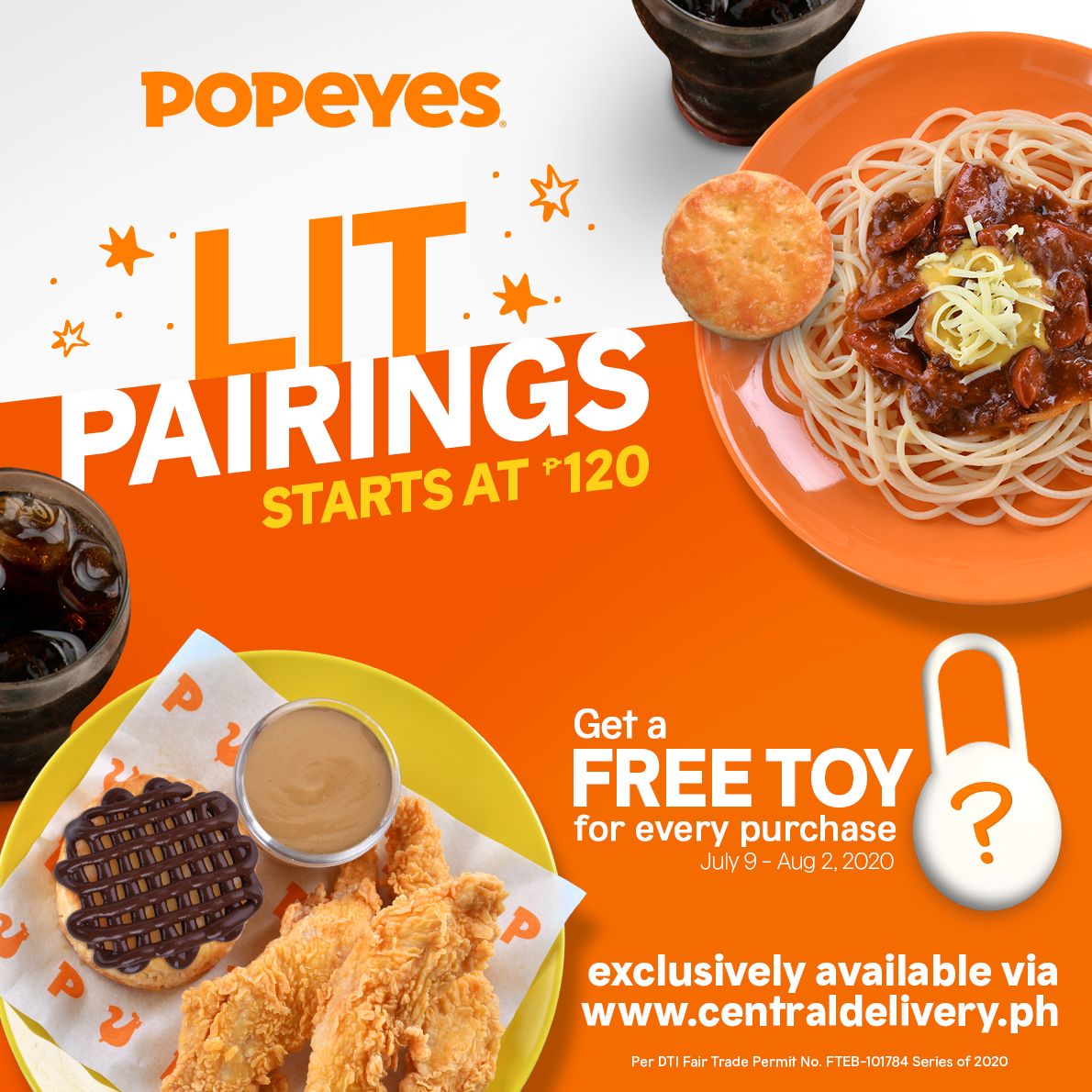 2 in 1 Popeyes favorites with Lit Pairings promo