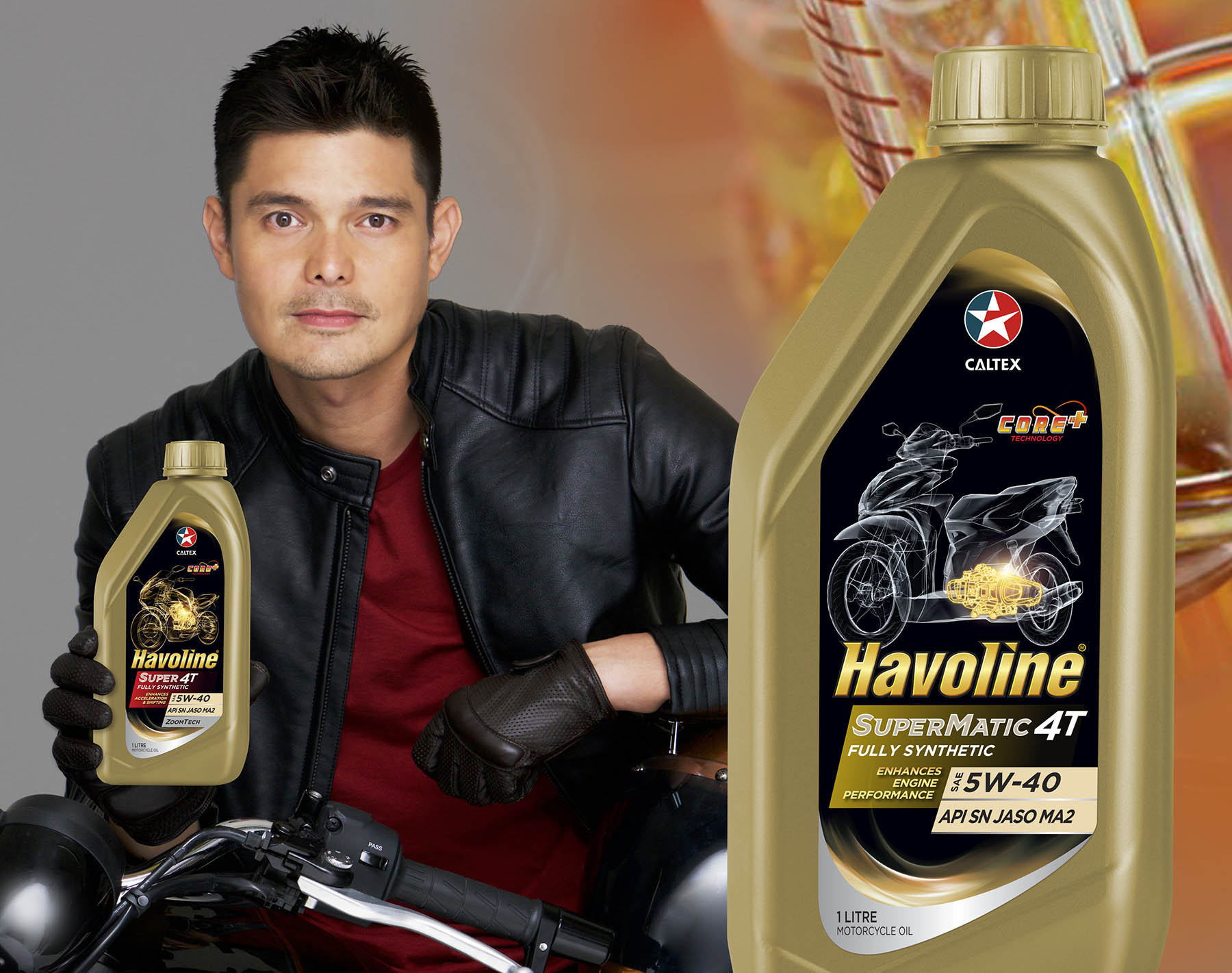 Caltex Havoline new motorcycle engine oils offers new proprietary features C.O.R.E.+ Technology and ZOOMTECH