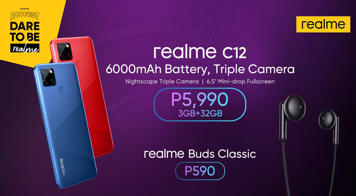 Month-long realme Fan Fest ends strong with new realme C12, Buds Classic and Music Fan Fest