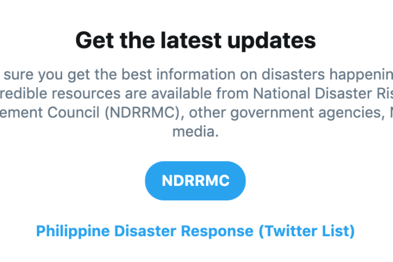 Twitter supports disaster preparedness in Philippines  with launch of dedicated search prompt