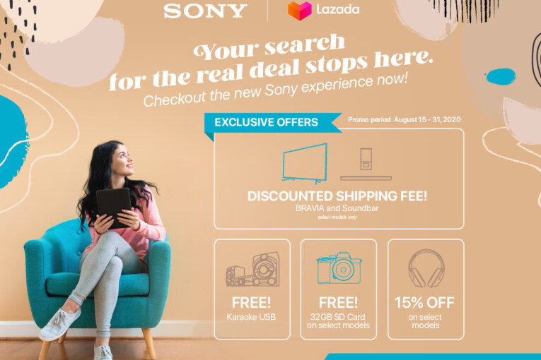 Skip the line and get your Sony products from LazMall