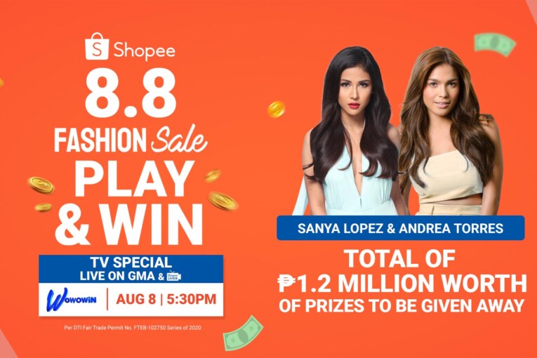 Catch the Shopee 8.8 Play & Win TV Special on Wowowin and Win a Total of ?1.2 Million Worth of Prizes