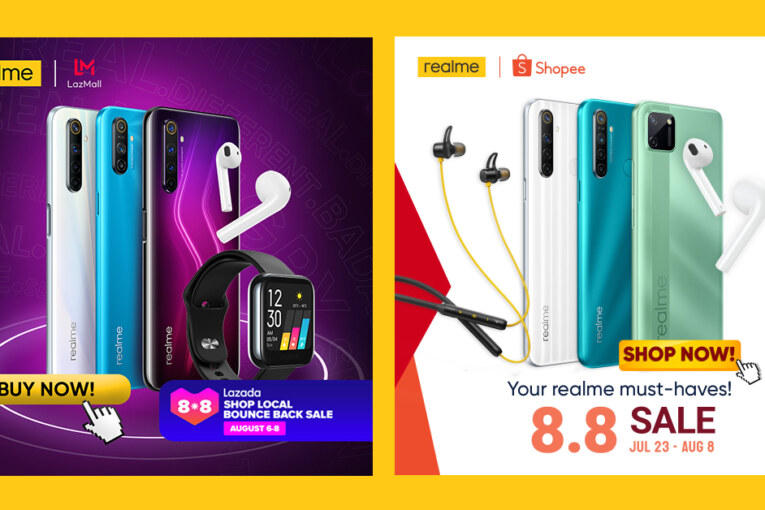 realme kicks off Fan Fest Month with up to 34% discount at Shopee, Lazada 8.8 Sales