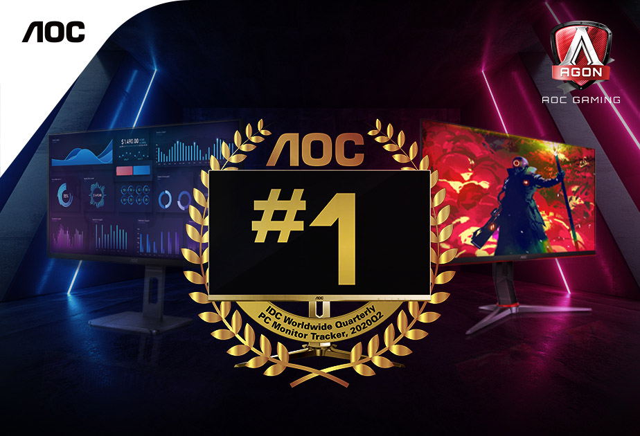 AOC ranked No. 1 PC Monitor brand in the Philippines