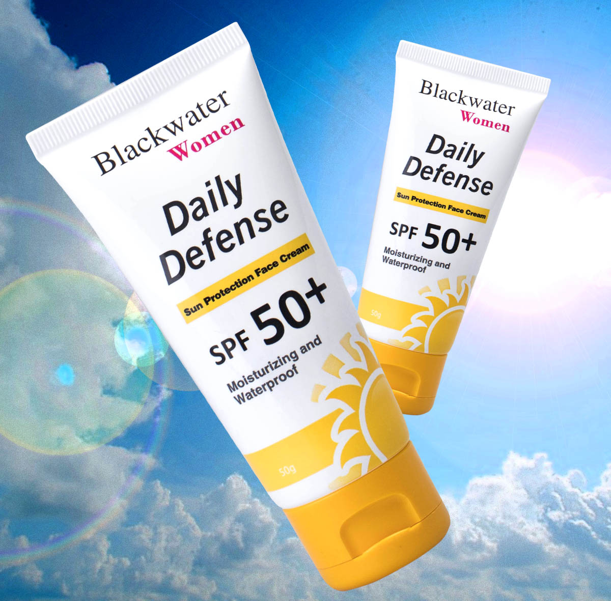 Get sun protection for your face with Blackwater Women